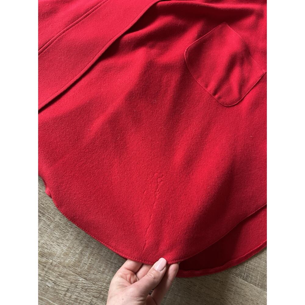 Avoca Vintage Wool & Cashmere long Cape Coat with attached scarf size 1 - Picture 15 of 16